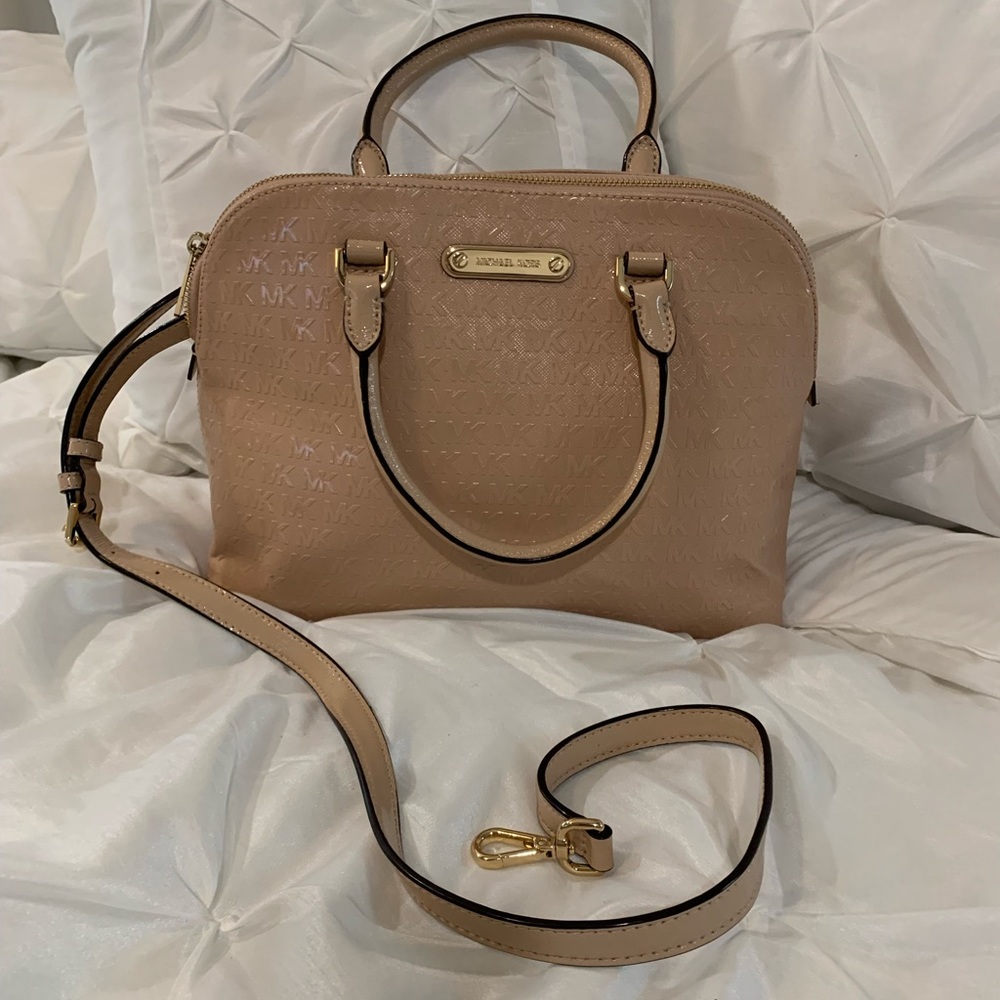 Michael Kors Cindy large dome satchel in oyster